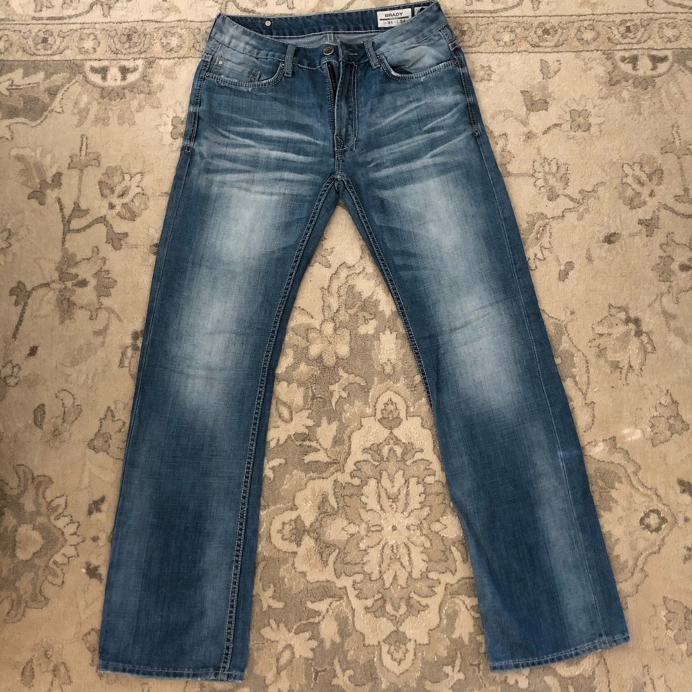 David Bitton Buffalo Jeans Brady Straight 31x34 - Picture 2 of 8